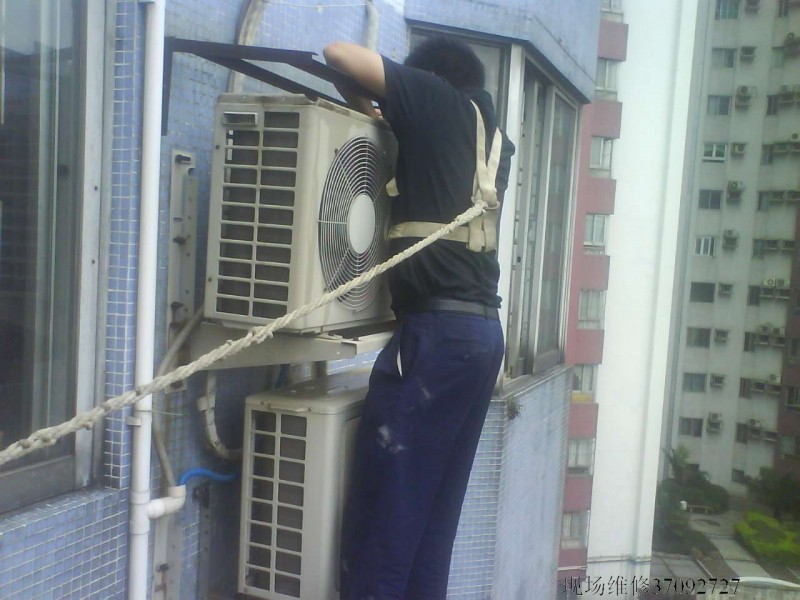 杭州空调拆装，维修加氟，空调不制冷，空开跳闸维修，地弹簧更换